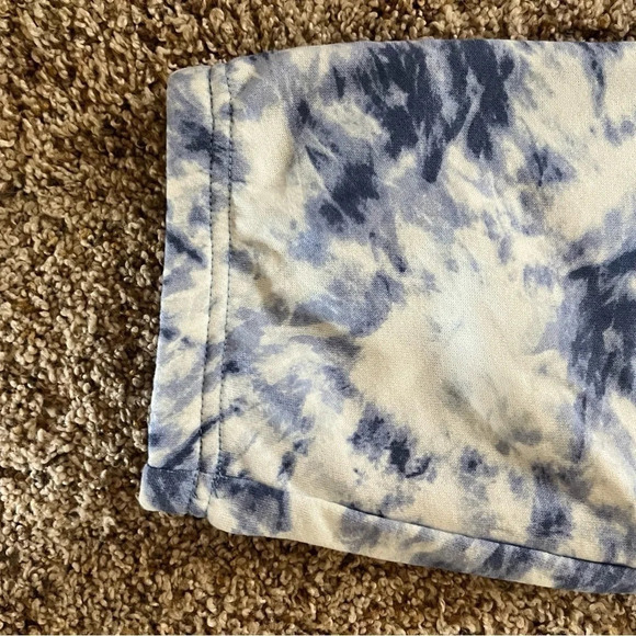 H Halston Studio Women’s Blue Tie Dye Knit Joggers, Size M - Picture 5 of 5